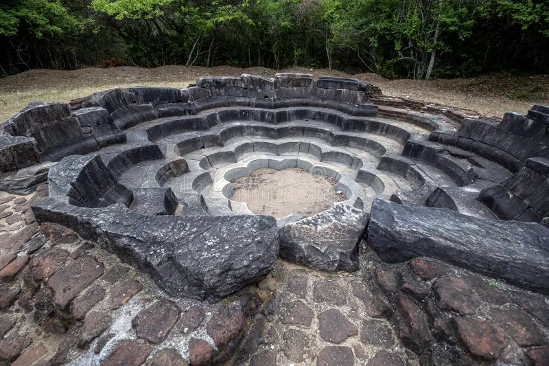 stone-carved-lotus-pond-ancient-site-polonnaruwa-sri-lanka-july-designed-to-resemble-fully-blown-flower-sits-333328747